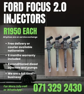 Ford Focus 2.0 Injectors For Sale With Warranty