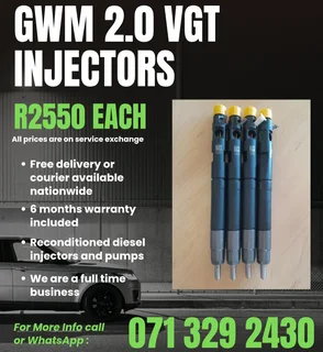 Gwm 2.0 Vgt Injectors For Sale With Warranty