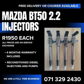 Mazda Bt50 2.2 Injectors For Sale With Warranty