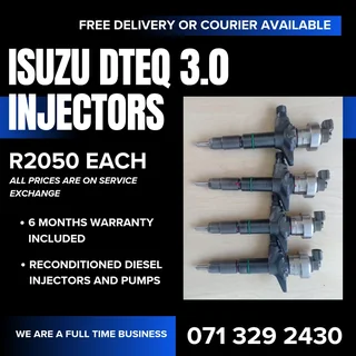 Isuzu Dteq 3.0 Injectors For Sale With Warranty
