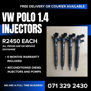 Vw Polo 1.4 Injectors For Sale With Warranty