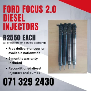 Ford Focus 2.0 Injectors For Sale With Warranty Included