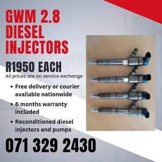 Gwm 2.8 Injectors For Sale With Warranty Included