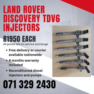 Land Rover Discovery Tdv6 Injectors For Sale With Warranty