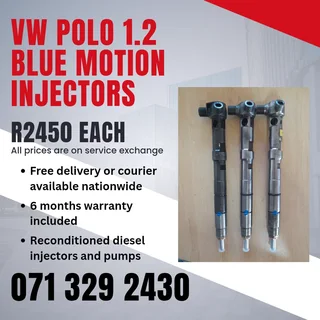 Vw Polo 1.2 Blue Motion Injectors For Sale With Warranty