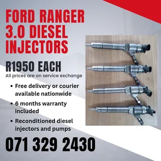 Ford Ranger 3.0 Injectors For Sale With Warranty Included