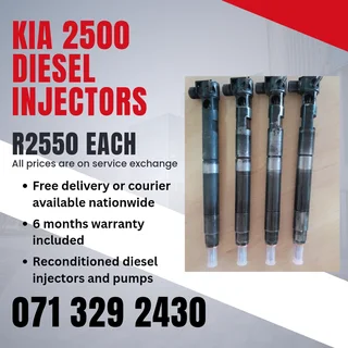 Kia 2500 Injectors For Sale With Warranty Included