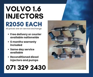 Volvo 1.6 Injectors For Sale With Warranty