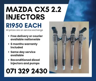 Mazda Cx5 2.2 Injectors For Sale With Warranty