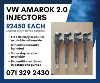 Vw Amarok 2.0 Injectors For Sale With Warranty