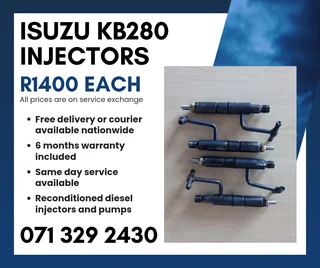 Isuzu Kb280 Injectors For Sale With Warranty Included