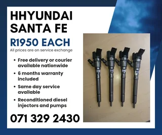 Hyundai Santa Fe 2.2 Injectors For Sale With Warranty