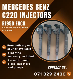 Mercedes Benz C220 Injectors For Sale With Warranty Included
