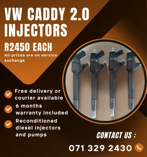 Vw Caddy 2.0 Injectors For Sale With Warranty