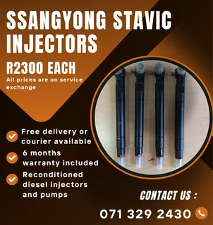 Ssangyong Stavic Injectors For Sale With Warranty