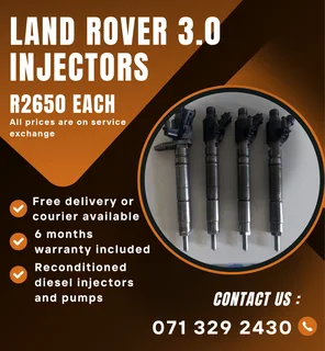 Land Rover 3.0 Injectors For Sale With Warranty