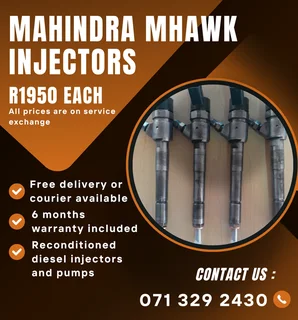 Mahindra Mhawk Injectors For Sale With Warranty