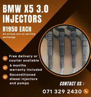 Bmw X5 3.0 Injectors For Sale With Warranty