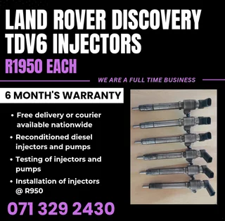 Land Rover Discovery Tdv6 Injectors For Sale With Warranty