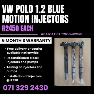 Vw Polo 1.2 Blue Motion Injectors For Sale With Warranty