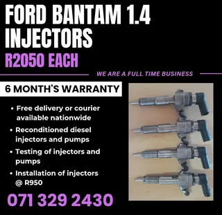 Ford Bantam 1.4 Injectors For Sale With Warranty