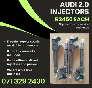 Audi 2.0 Tdi Injectors For Sale With Warranty Included