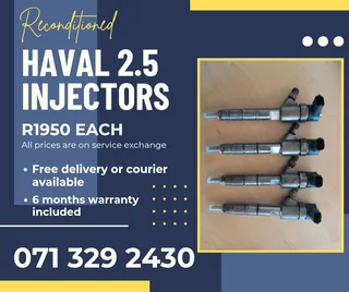 Haval 2.5 Injectors For Sale With Warranty