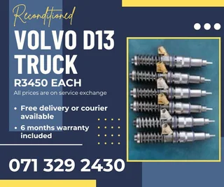 Volvo D13 Truck Injectors For Sale With Warranty Included
