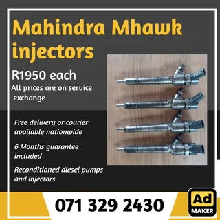 Mahindra Mhawk 2.2 Injectors For Sale With Warranty