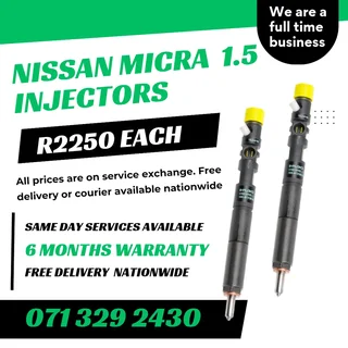 Nissan Micra 1.5 Injectors For Sale With Warranty