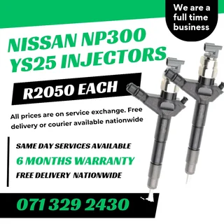 Nissan Np300 2.5 Injectors For Sale With Warranty