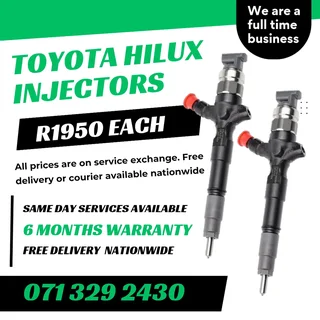 Toyota Hilux Injectors For Sale With Warranty Included