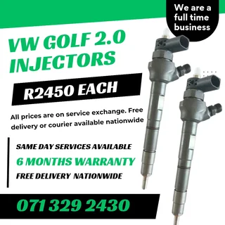 Vw Golf 2.0 Injectors For Sale With Warranty