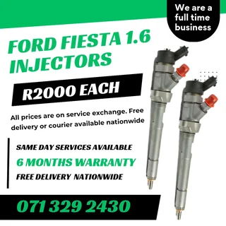 Ford Fiesta 1.6 Injectors For Sale With Warranty