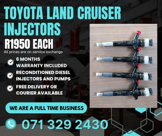 Toyota Land Cruiser Injectors For Sale With Warranty Included In
