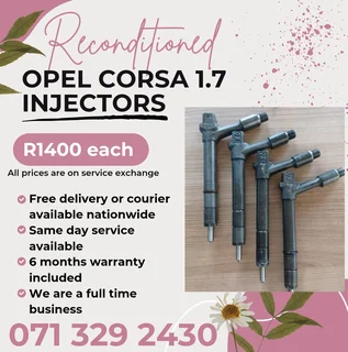 Opel Corsa 1.7 Injectors For Sale With Warranty