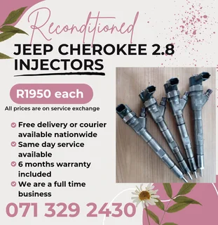 Jeep Cherokee 2.8 Injectors For Sale With Warranty