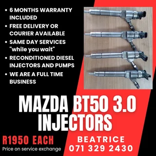 Mazda Bt50 3.0 Injectors For Sale With Warranty Included