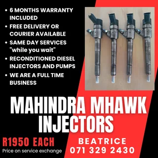 Mahindra Mhawk Injectors For Sale With Warranty Included
