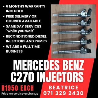 Mercedes Benz C270 Injectors For Sale With Warranty