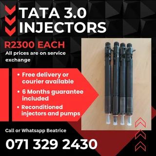 Tata 3.0 Injectors For Sale With Warranty