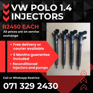 Cw Polo 1.4 Injectors For Sale With Warranty Included
