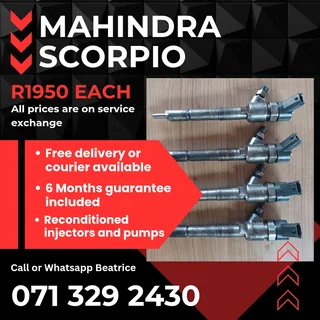 Mahindra Scorpio Injectors For Sale With Warranty Included