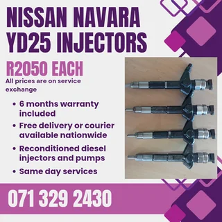 Nissan Navara Yd25 Injectors For Sale With Warranty