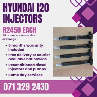 Hyundai I20 Injectors For Sale With Warranty Included