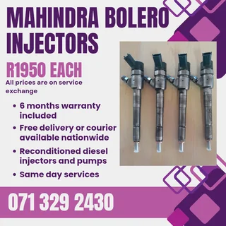 Mahindra Bolero 2.5 Injectors For Sale With Warranty