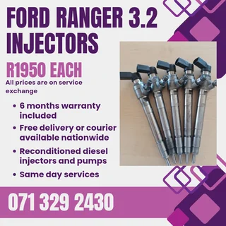 Ford Ranger 3.2 Injectors For Sale With Warranty
