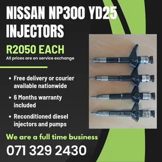 Nissan Np300 2.5 Injectors For Sale With Warranty