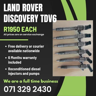 Land Rover Discovery Tdv6 Injectors For Sale With Warranty