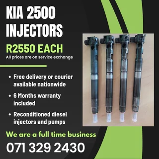 Kia 2500 Injectors For Sale With Warranty
